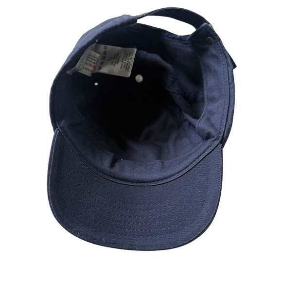 Moncler Navy Blue Striped Baseball Cap Size 52